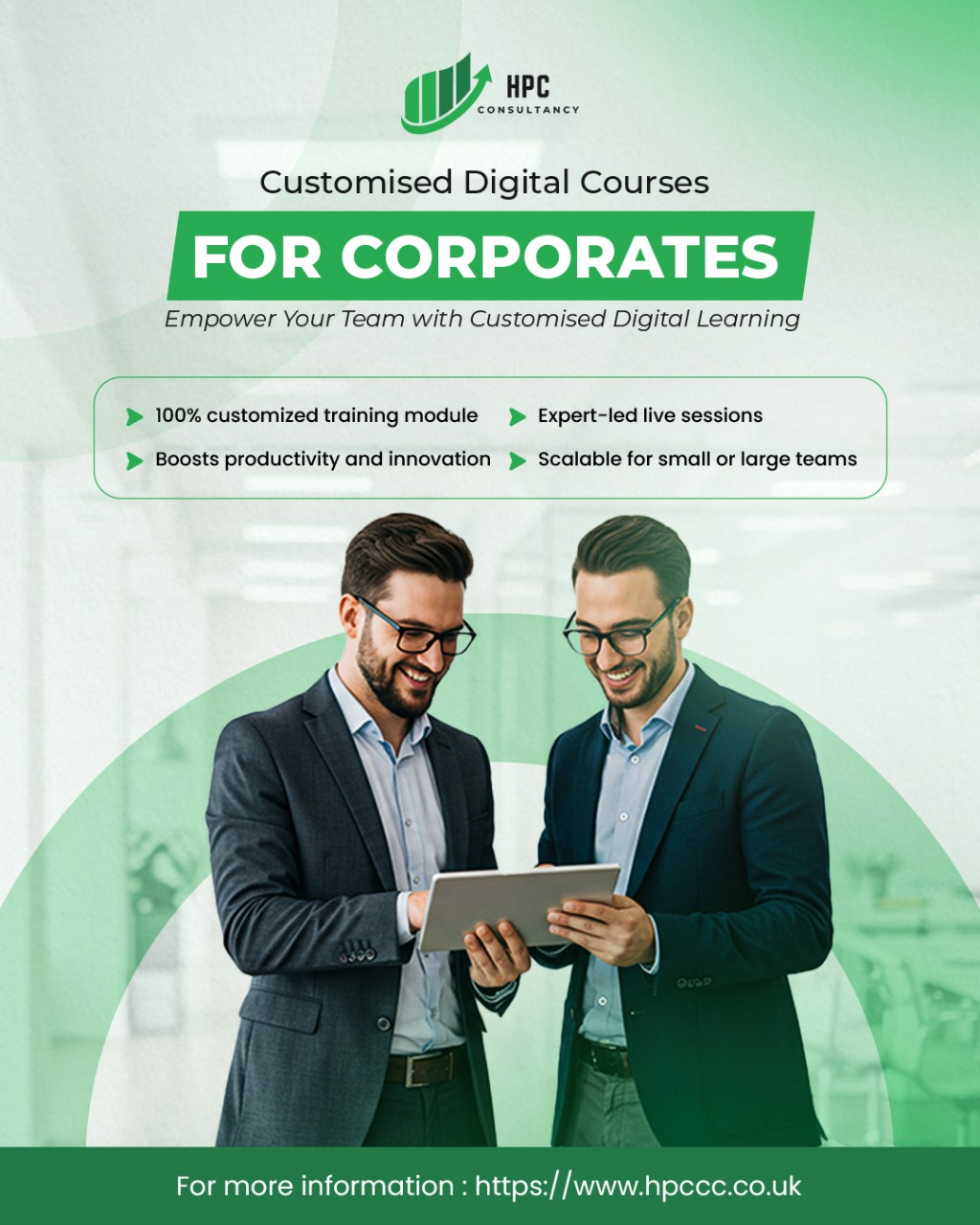 Customised Digital courses for corporates